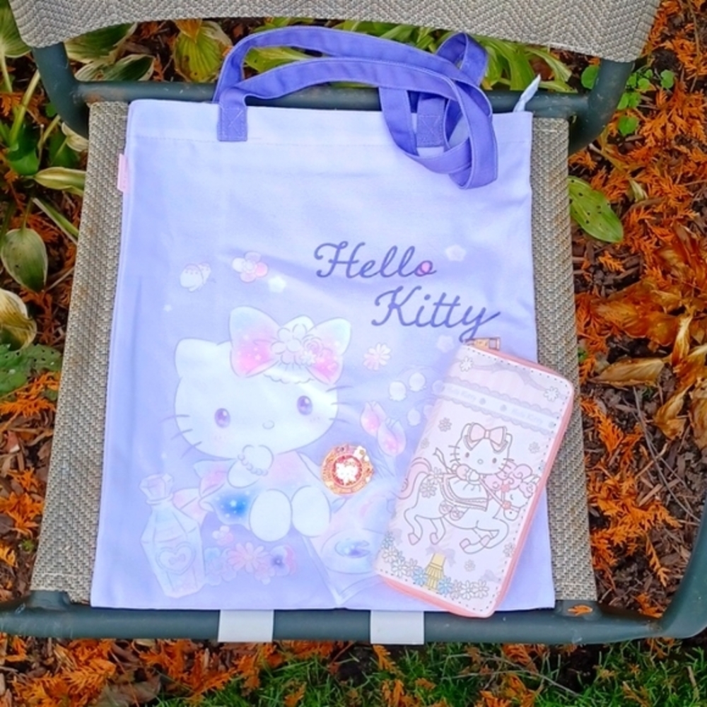 New Hello Kitty Tote, Wallet and Brooch
